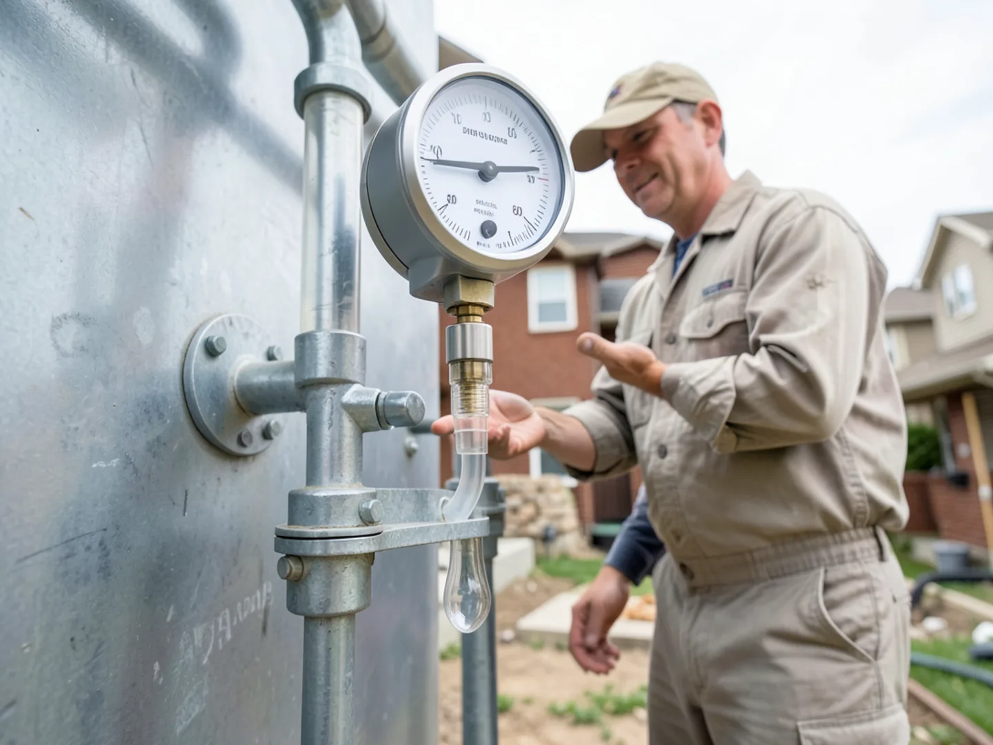 Dual port digital manometer magnetically mounted to return drop measuring static differential duct pressure